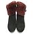 Autre Marque UGG SCARLETT Lammfell-Short-Boots Schwarz - Ansicht 3
