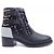 Stivali in pelle di vitello e tweed Chanel G39334Y56078