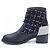 Stivali in pelle di vitello e tweed Chanel G39334Y56078 - vista 2