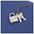 Hermès Borsa Tote Hermes Picotin Lock MM Taurillon Clemence Blu - vista 3