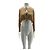 Top con paillettes Antik Batik oro viscosa XS D'oro