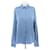 Barbara Bui Camicia in seta blu  - vista 1