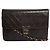 Chanel Schwarze Vintage 1997 Lammleder Timeless Classic Flap Tasche Braun - Ansicht 3