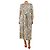 Weekend Max Mara Hemdkleid mit weiß-schwarzem Blumenprint - Größe UK 8