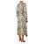 Weekend Max Mara Hemdkleid mit weiß-schwarzem Blumenprint - Größe UK 8 - Ansicht 2