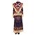 Paco Rabanne Set in maglia 3 pezzi blu navy e rosso, top, gonna e cappuccio - taglia S