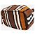 Loro Piana Gestreifte Tasche Brown Ashore Braun - Ansicht 5