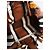 Loro Piana Gestreifte Tasche Brown Ashore Braun - Ansicht 7