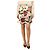 Dolce & Gabbana Falda evasé White rose - talla UK 10 Blanco