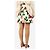 Dolce & Gabbana Falda evasé White rose - talla UK 10 Blanco - vista 3