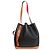 MCM Borsa a secchiello con coulisse Black Milano Nero