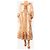 Zimmermann Midikleid aus Leinen mit neutralem und braunem Blumenmuster - Größe UK 8 - Ansicht 4