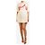 Dolce & Gabbana Top bandeau de amarre frontal con estampado floral rosa - talla UK 12 - vista 3