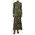 Autre Marque Langarm-Maxikleid mit schwarzem und grünem Blumenmuster - Größe XS - Ansicht 3