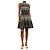 Alaïa Ärmelloses blaues Polka-Dot-Kleid - Größe UK 10