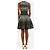 Alaïa Ärmelloses blaues Polka-Dot-Kleid - Größe UK 10 - Ansicht 2