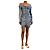 Isabel Marant Mini-Jeanskleid in Blau mit Cold-Shoulder-Ausschnitt - Größe UK 10