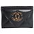 Chanel Schwarzer gesteppter Lederkartenhalter 19