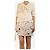 Autre Marque Creme-Bluse mit Schleife am Hals - Größe UK 10 Roh - Ansicht 3