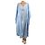 Melissa Odabash Hellblau bestickter Kaftan - Einheitsgröße