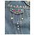 Chaqueta vaquera Levi's bordada de pájaro Azul Multicolor - vista 19