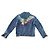 Chaqueta vaquera Levi's bordada de pájaro Azul Multicolor