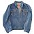 Chaqueta vaquera Levi's bordada de pájaro Azul Multicolor - vista 2