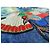 Chaqueta vaquera Levi's bordada de pájaro Azul Multicolor - vista 6
