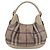 Borsa Tote Burberry Check Marrone