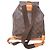 Zaino Montsouris GM da donna Louis Vuitton Marrone - vista 2