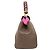 Borsa Fendi Peekaboo Mini 2-Way Marrone Rosa - vista 3