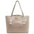 Chloé C Logo Tote Bag aus grauem Leder