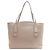 Chloé C Logo Tote Bag aus grauem Leder - Ansicht 2