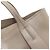 Chloé C Logo Tote Bag aus grauem Leder - Ansicht 8