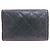 Cartera tríptico Matelassé Coco Mark de Chanel Negro Púrpura Metálico - vista 2