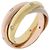 Anello Trinity di Cartier in oro 18K Rosa Bianco Giallo