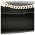 Borsa a tracolla Saint Laurent Kate Small YSL Logo Chain Nero Argento - vista 4