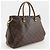 Borsa Louis Vuitton Pallas MM Marrone Nero Monogramma - vista 3
