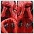Borsa a Spalla Bottega Veneta Intrecciato Rosso - vista 12