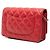 Borsa a Spalla Chanel Coco Mark Timeless Classic Chain Rosso - vista 2