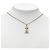 Collana Chanel Coco Mark Motif Fiore Nero Bianco D'oro - vista 5
