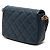 Borsa a tracolla Chanel Matelassé Coco Mark Crossbody Chain Blu navy - vista 2