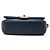Borsa a tracolla Chanel Matelassé Coco Mark Crossbody Chain Blu navy - vista 3