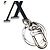 Portachiavi Louis Vuitton Portefeuille LV Chromatic Nero Argento - vista 3