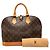 Borsa Louis Vuitton Monogram Alma PM Marrone - vista 9