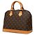 Bolso Louis Vuitton Monogram Alma PM Castaño - vista 2
