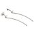 Tiffany & Co Orecchini pendenti Tiffany T Bar Argento - vista 3