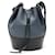 Borsa a Spalla Loewe Balloon Medium Nero Blu - vista 3