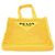 Borsa Tote in crochet giallo Prada - vista 4