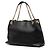 Borsa Tote Soho Chain Interlocking G Gucci Nero - vista 2
